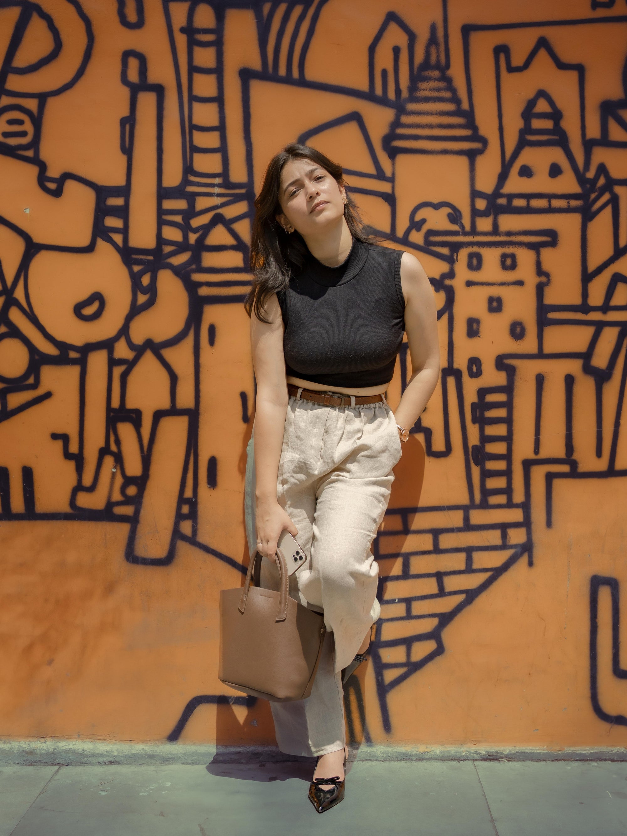 The Everyday Pure Linen Pants – Natural Waist-Tie Trousers