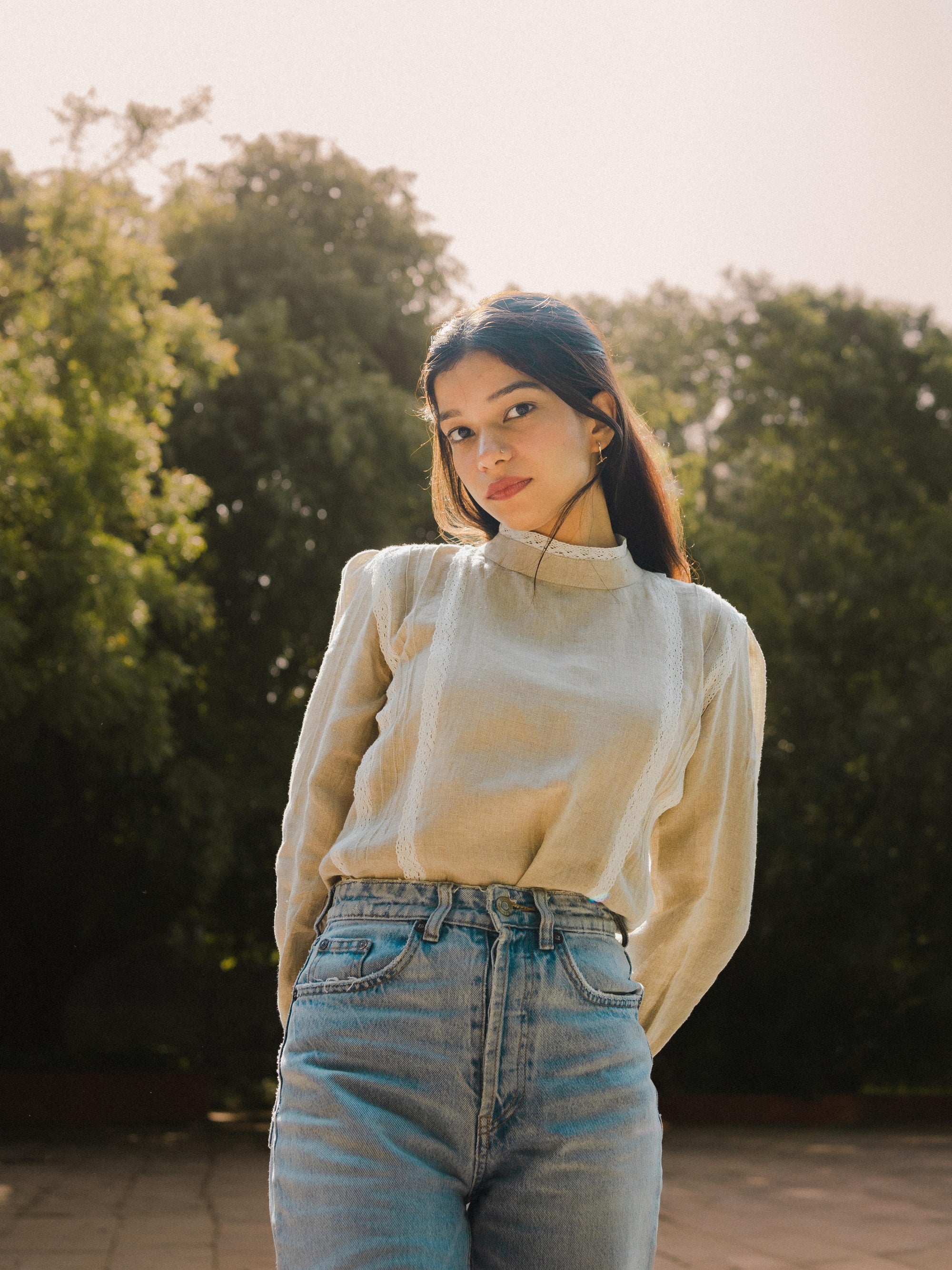 100% Linen, Lace & Love – Your Modern Vintage Blouse