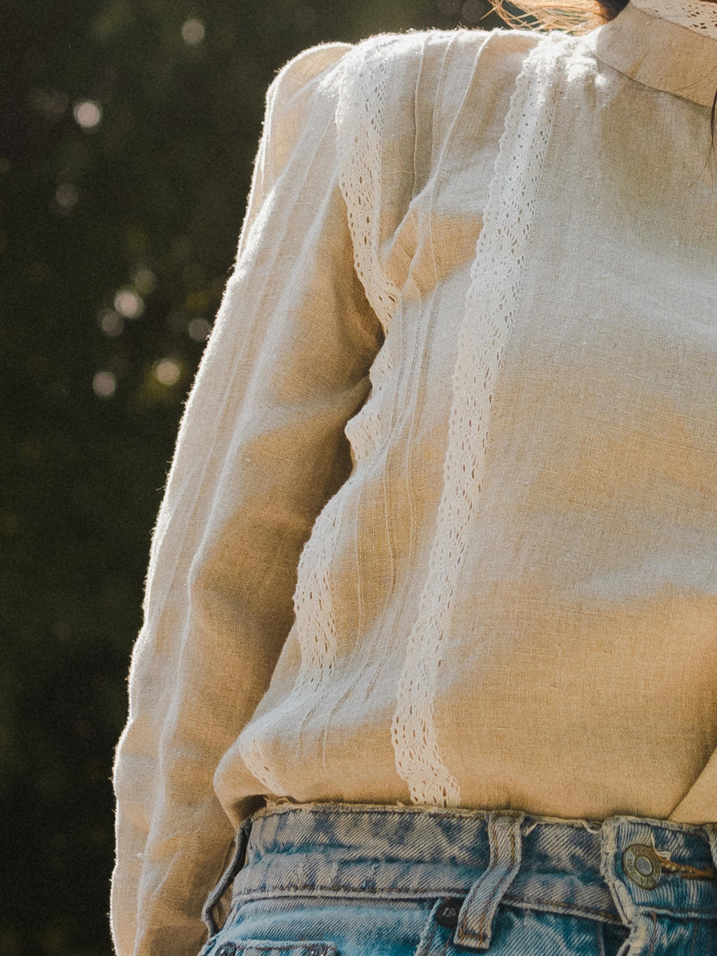 100% Linen, Lace & Love – Your Modern Vintage Blouse